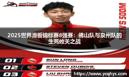 2025世界滑板锦标赛8强赛：佛山队与泉州队的生死攸关之战